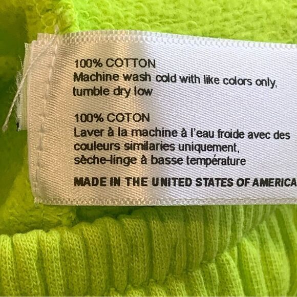 Frankie's Bikinis Burl Grass Green Butterfly Print Sweatshorts Women's Medium M - Picture 8 of 10